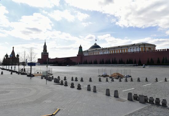 Москва во время режима самоизоляции жителей