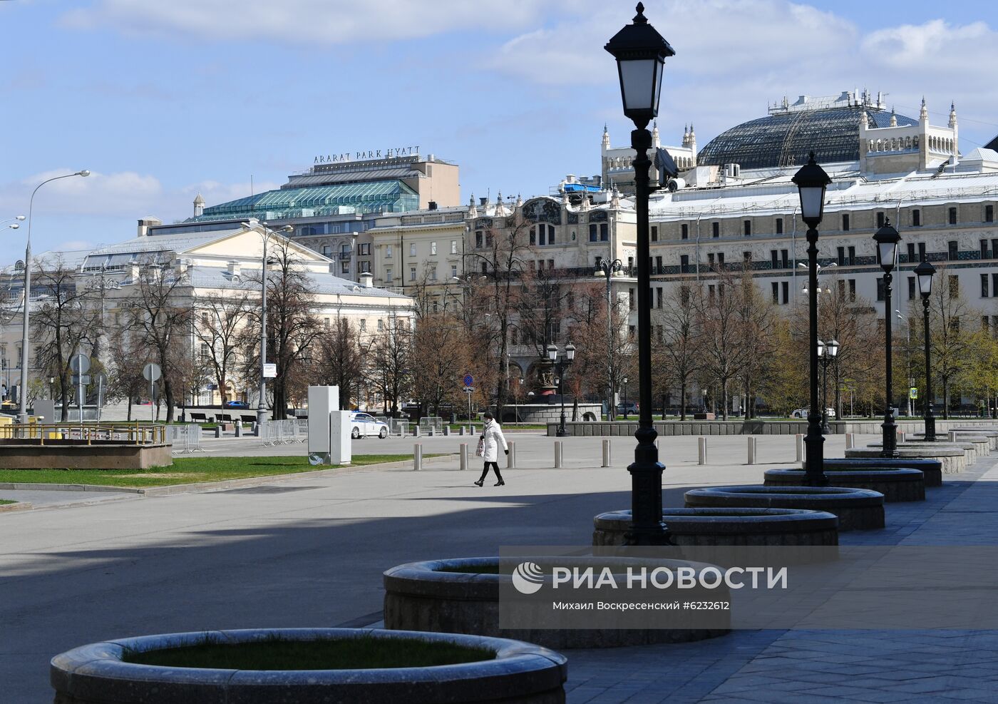 Москва во время режима самоизоляции жителей