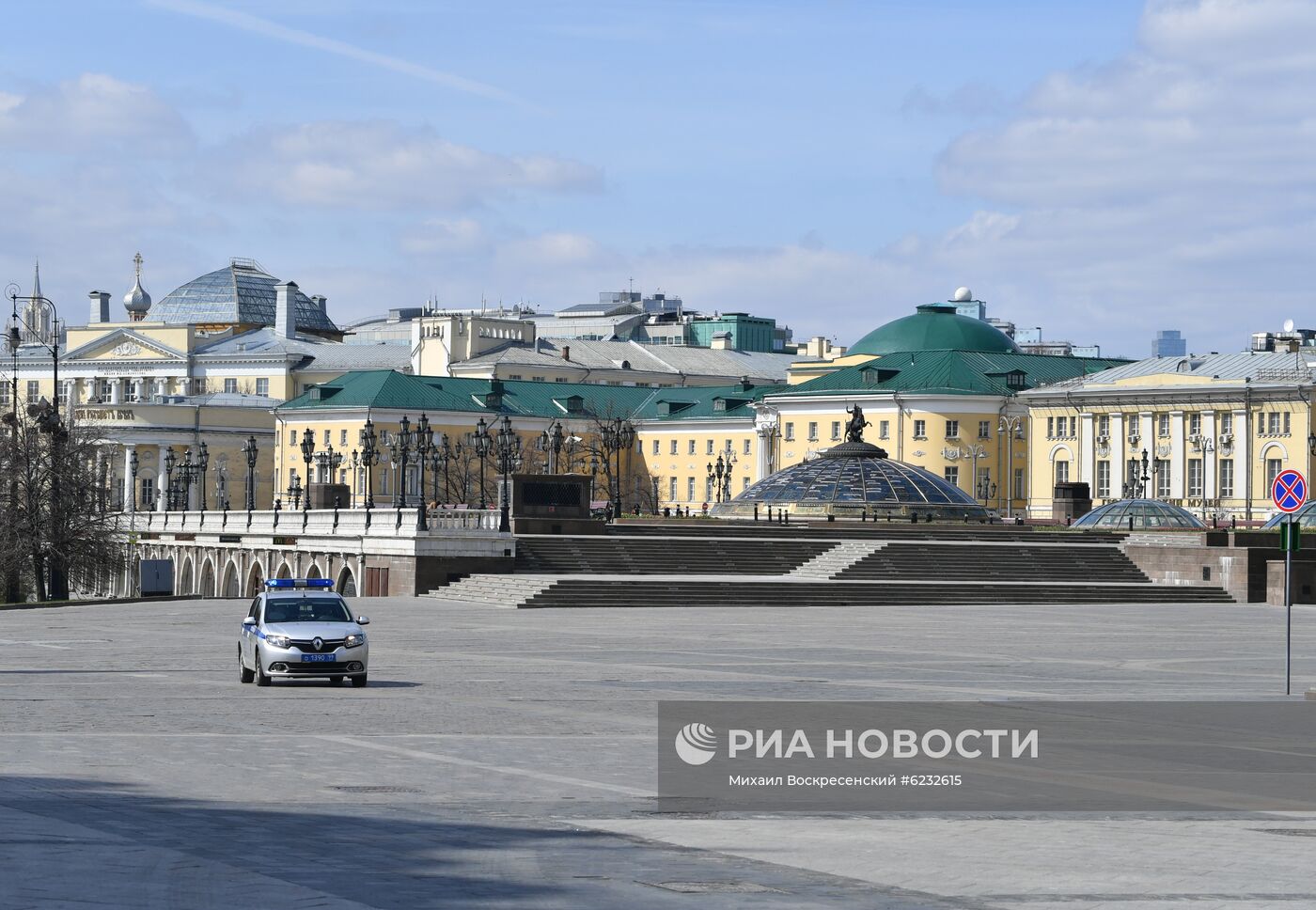 Москва во время режима самоизоляции жителей