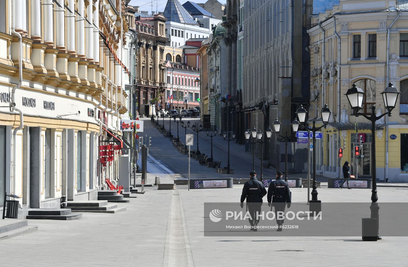 Москва во время режима самоизоляции жителей