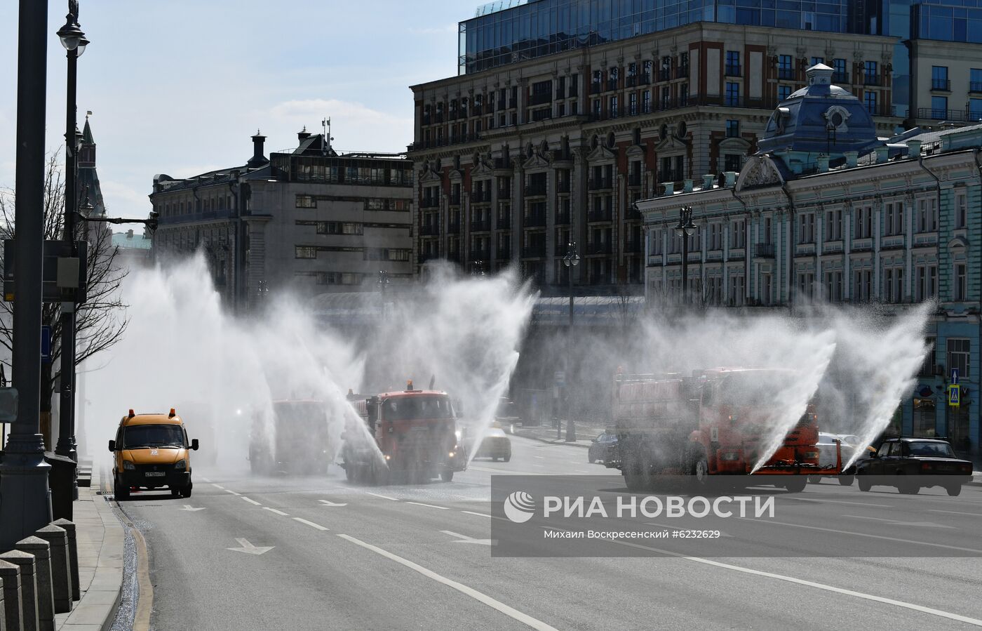 Москва во время режима самоизоляции жителей