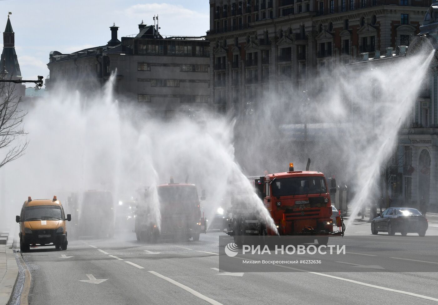 Москва во время режима самоизоляции жителей