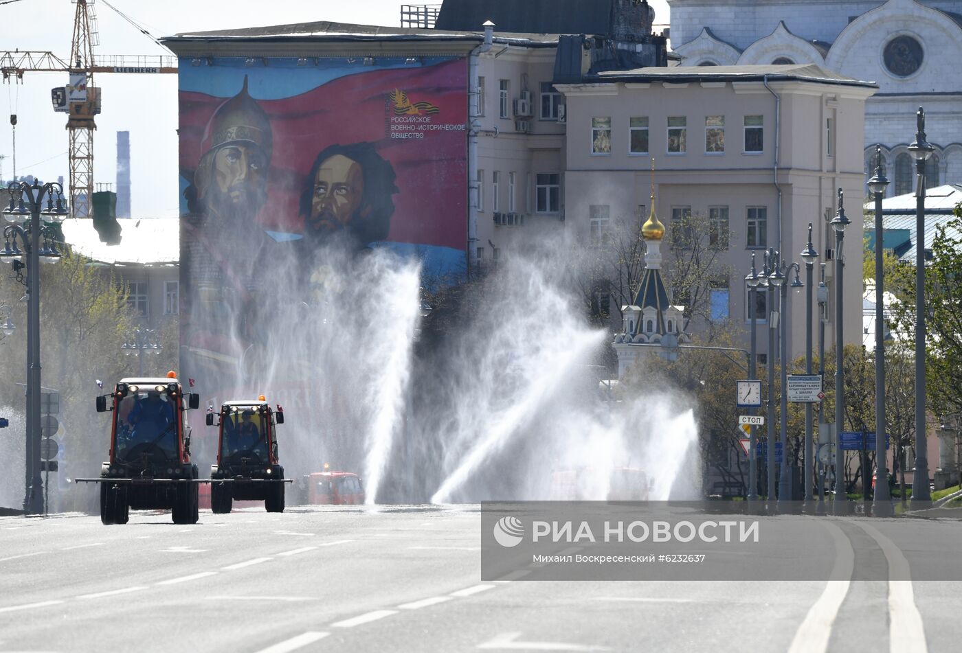 Москва во время режима самоизоляции жителей