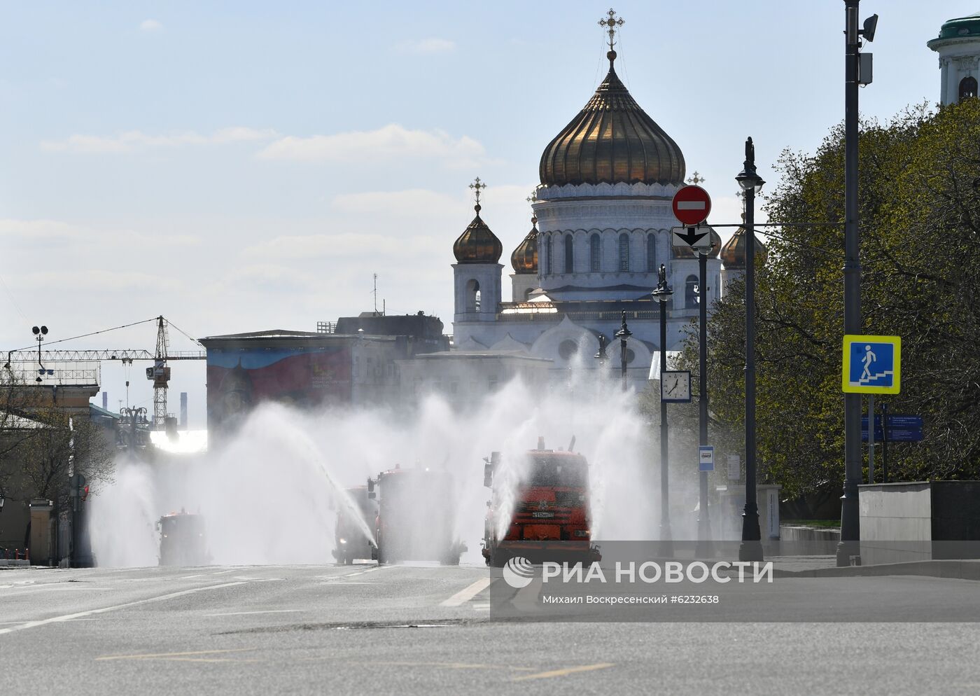 Москва во время режима самоизоляции жителей