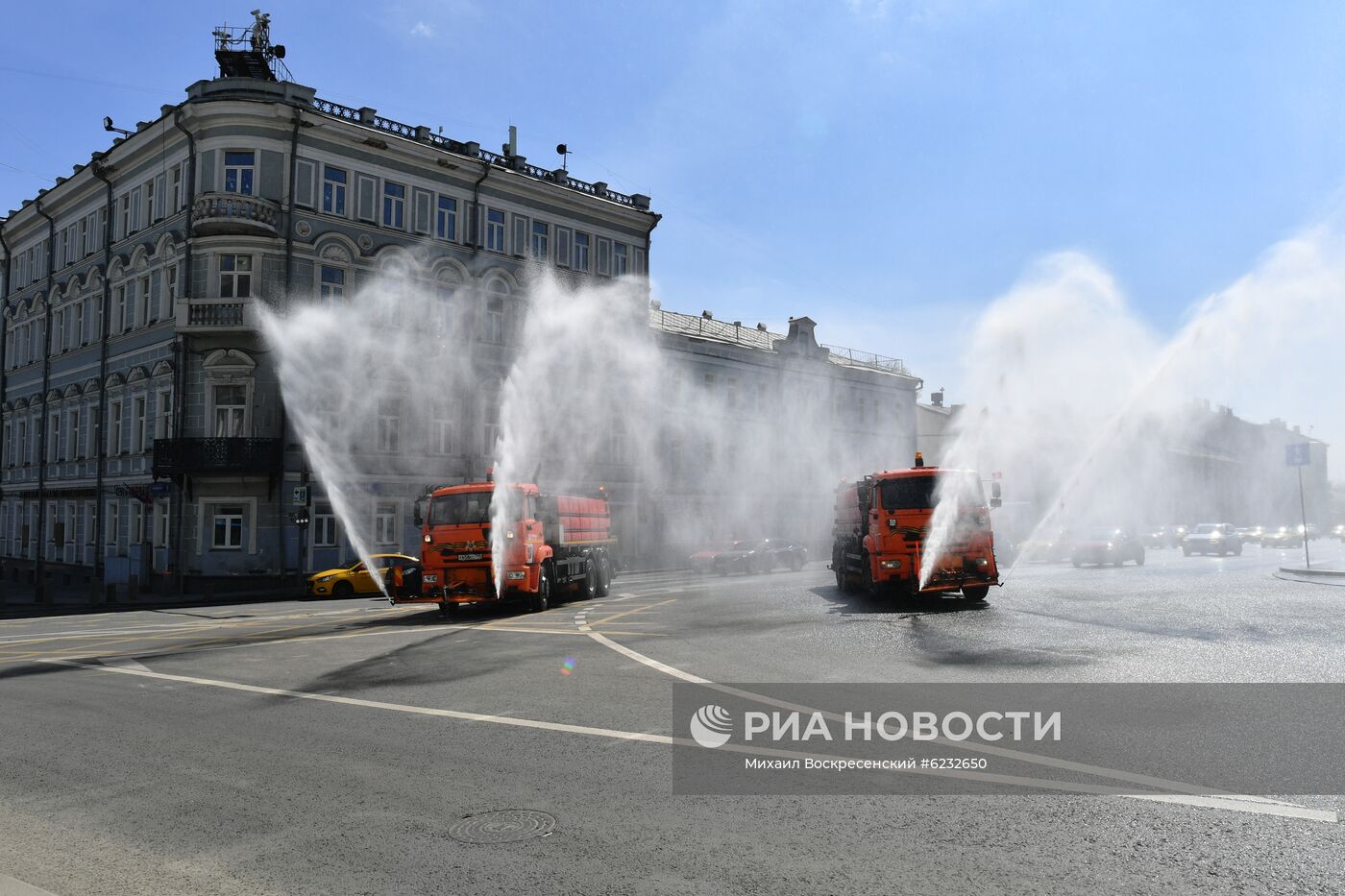 Москва во время режима самоизоляции жителей