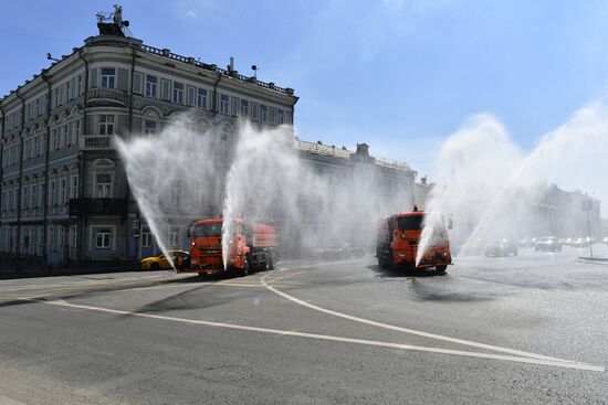 Москва во время режима самоизоляции жителей