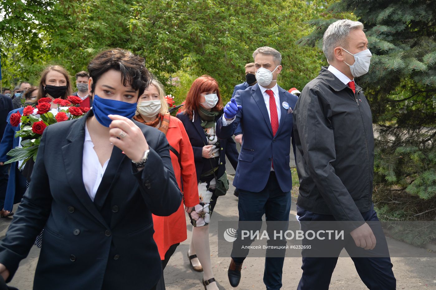 Первомайские демонстрации в Варшаве