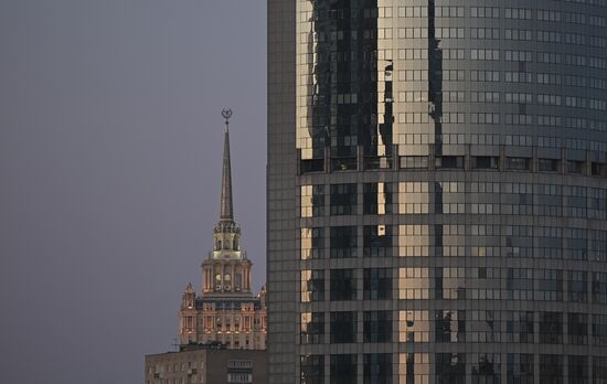 Москва во время режима самоизоляции жителей