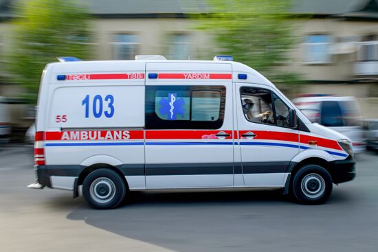 Работа службы скорой помощи в Азербайджане