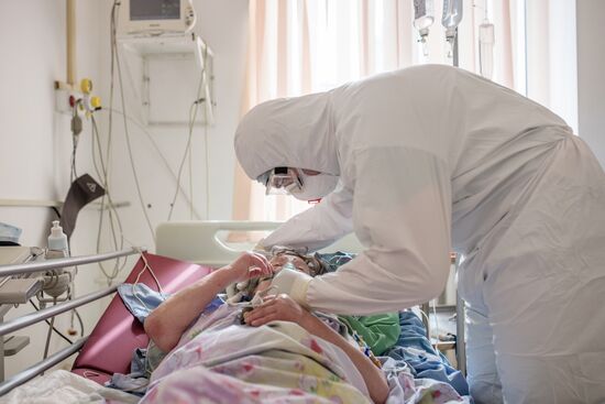 Госпиталь COVID-19 НМИЦ ССХ им. А. Н. Бакулева Минздрава РФ