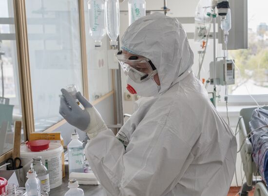 Госпиталь COVID-19 НМИЦ ССХ им. А. Н. Бакулева Минздрава РФ