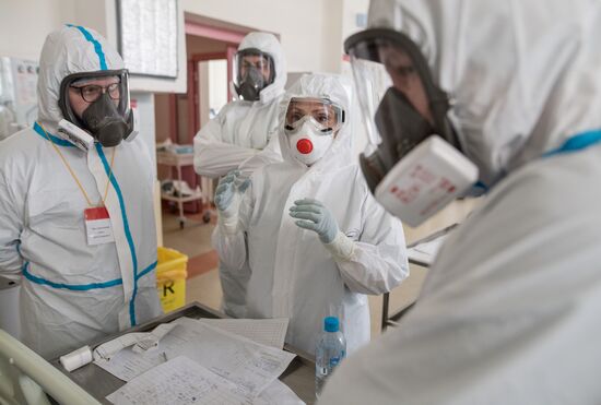 Госпиталь COVID-19 НМИЦ ССХ им. А. Н. Бакулева Минздрава РФ