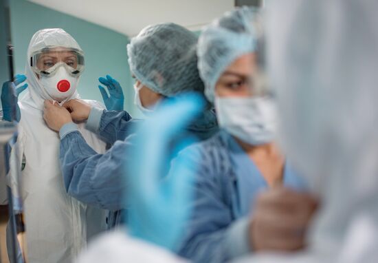 Госпиталь COVID-19 НМИЦ ССХ им. А. Н. Бакулева Минздрава РФ