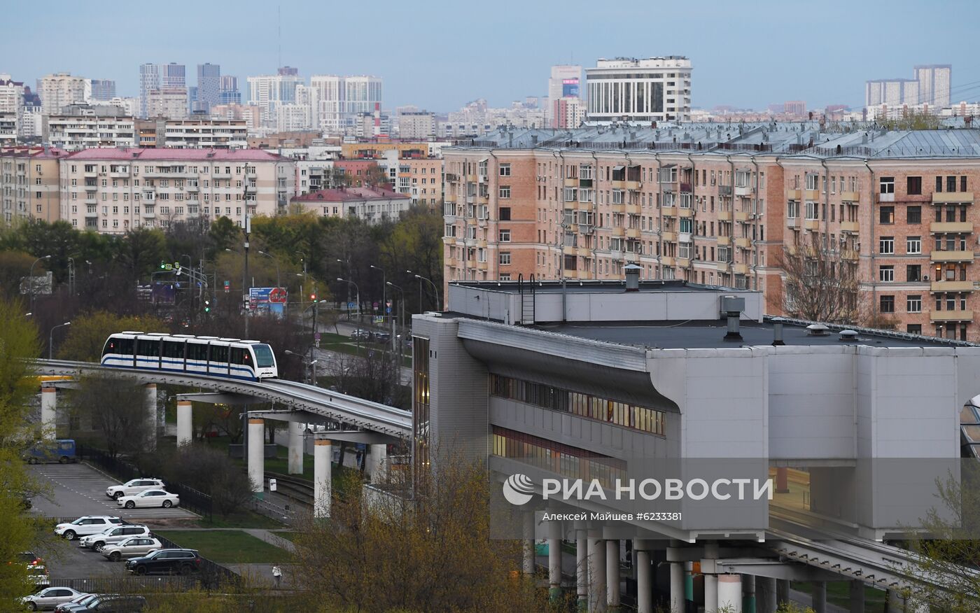 Москва во время режима самоизоляции жителей