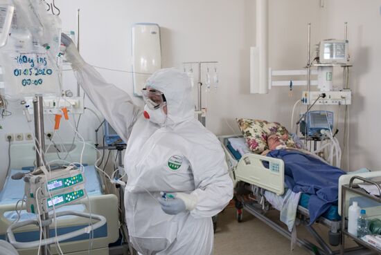 Госпиталь COVID-19 НМИЦ ССХ им. А. Н. Бакулева Минздрава РФ