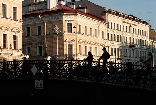 Санкт-Петербург во время пандемии COVID-19