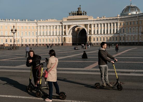 Санкт-Петербург во время пандемии COVID-19