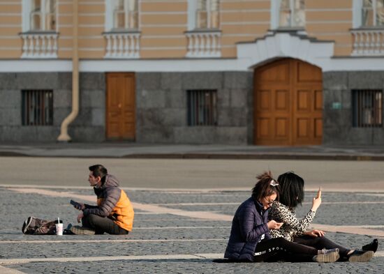 Санкт-Петербург во время пандемии COVID-19