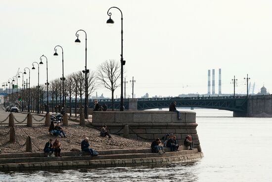 Санкт-Петербург во время пандемии COVID-19