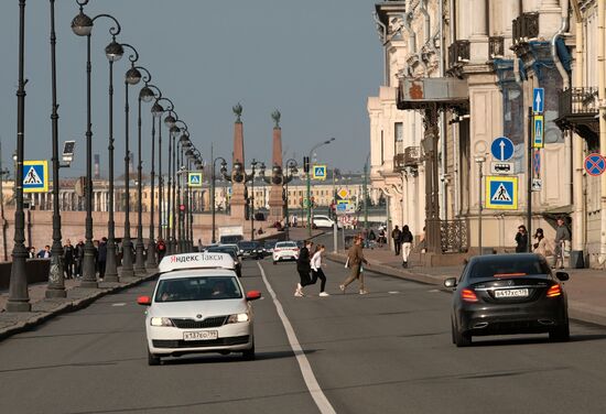 Санкт-Петербург во время пандемии COVID-19