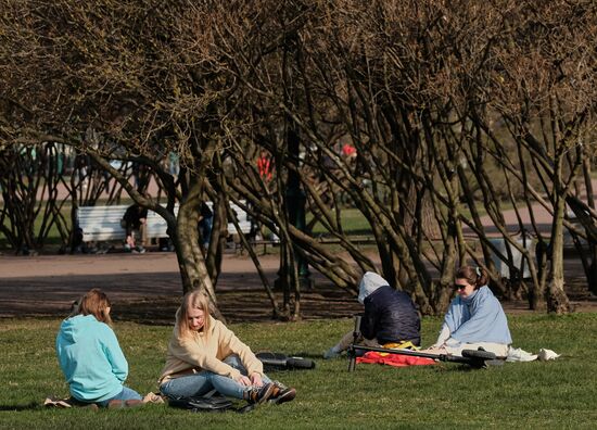 Санкт-Петербург во время пандемии COVID-19