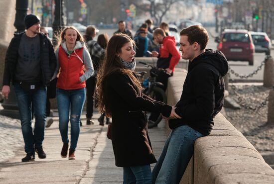 Санкт-Петербург во время пандемии COVID-19