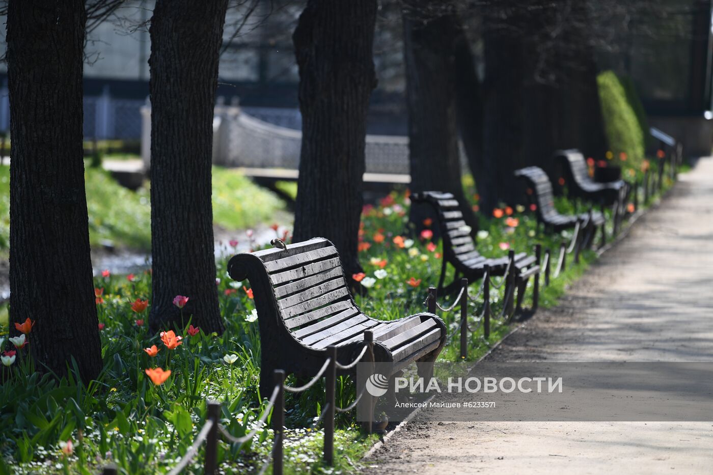 Весна в Москве