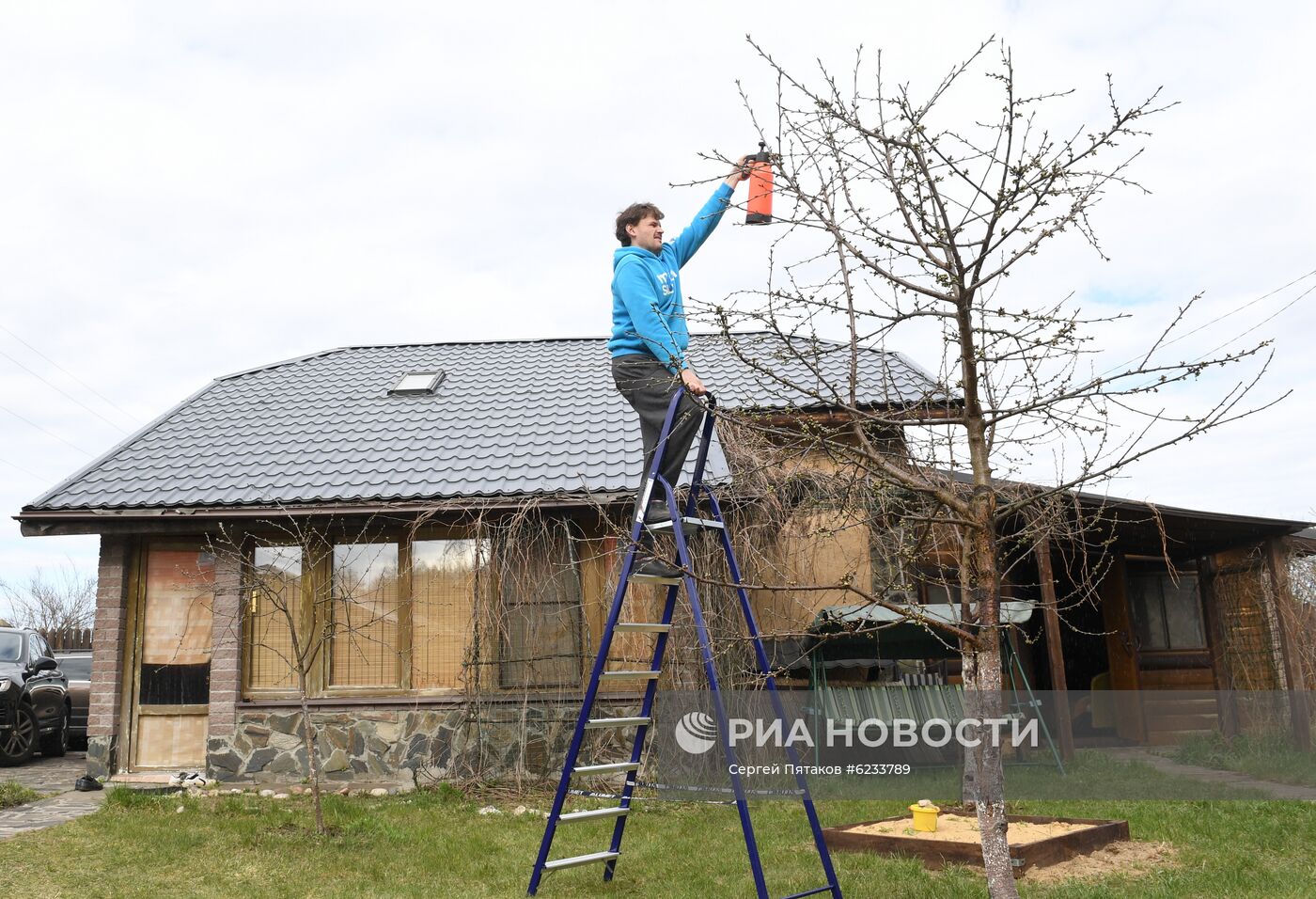Москвичи на даче