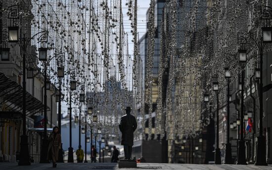 Москва во время режима самоизоляции жителей