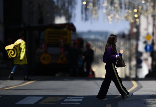 Москва во время режима самоизоляции жителей