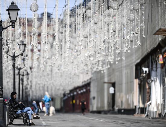 Москва во время режима самоизоляции жителей