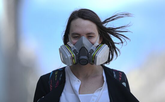 Москва во время режима самоизоляции жителей