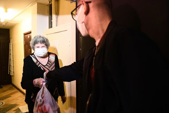 Акция "Георгиевская ленточка" в Москве