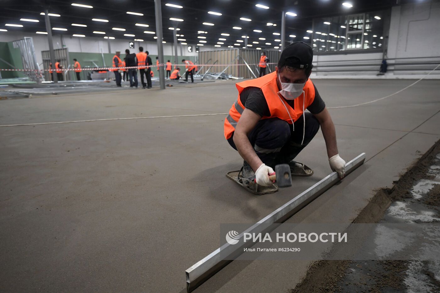 Строительство временных госпиталей для пациентов с COVID-19