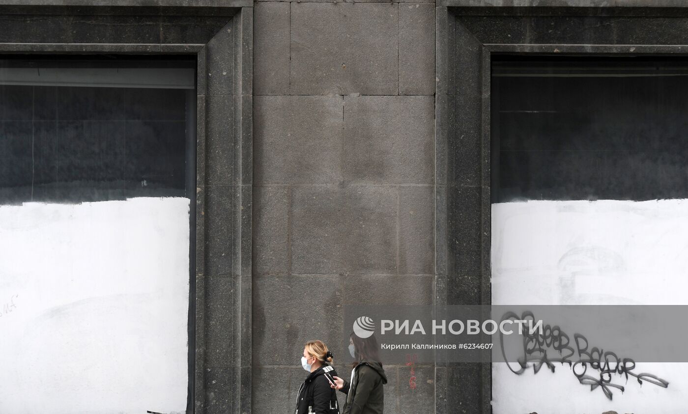 Москва во время режима самоизоляции жителей