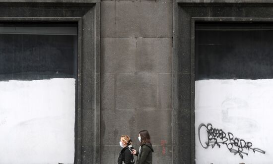 Москва во время режима самоизоляции жителей