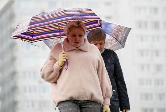 Дождь в Москве