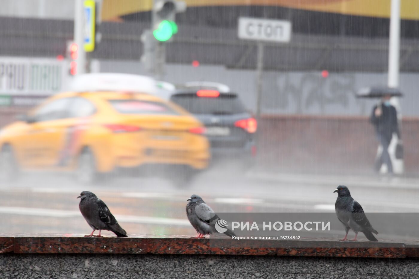Дождь в Москве