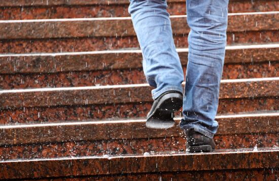 Дождь в Москве