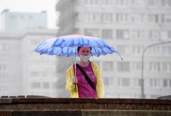 Дождь в Москве