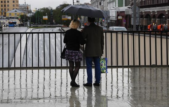 Дождь в Москве