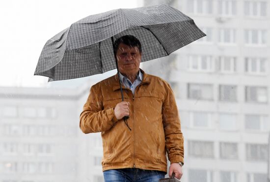 Дождь в Москве