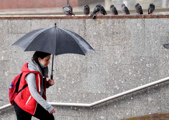 Дождь в Москве