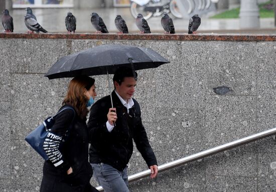 Дождь в Москве