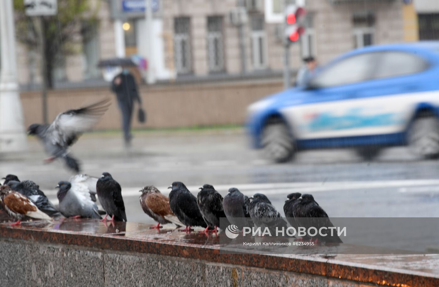 Дождь в Москве