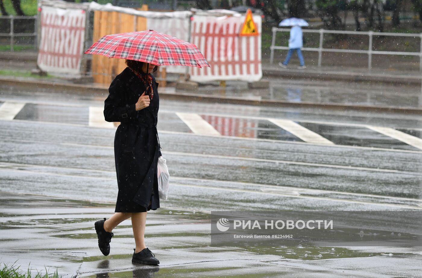 Дождь в Москве