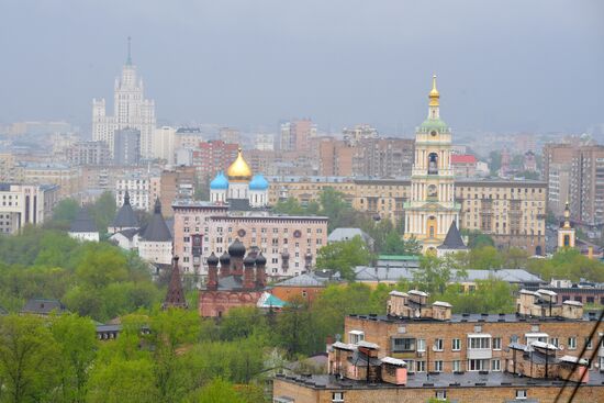 Дождь в Москве