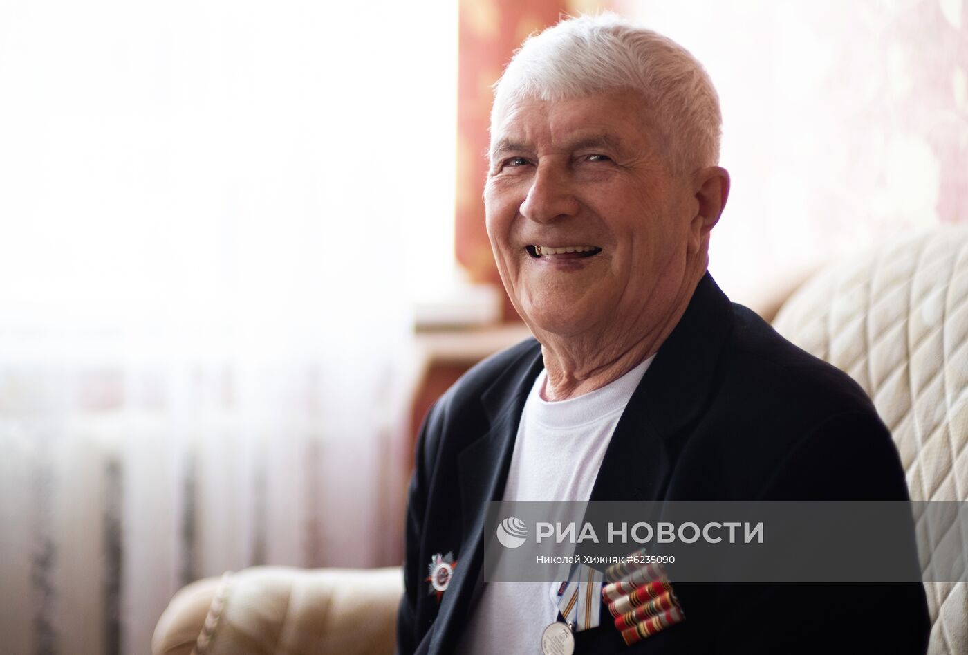 Ветеран Великой Отечественной войны П. П. Кожелуров