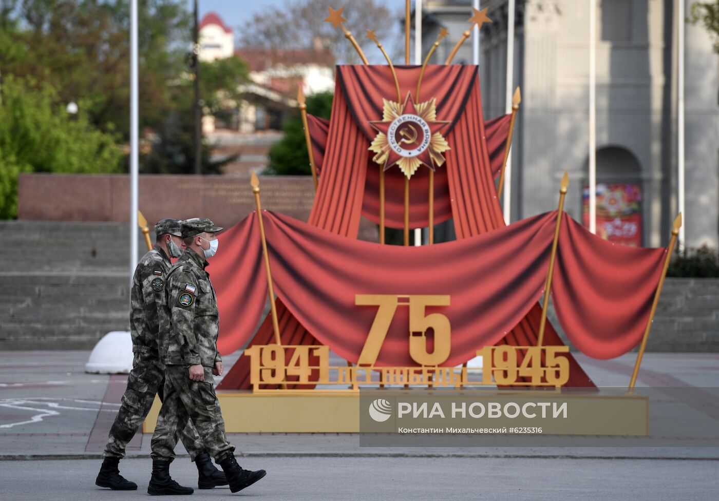 Подготовка к празднованию Дня Победы в городах России