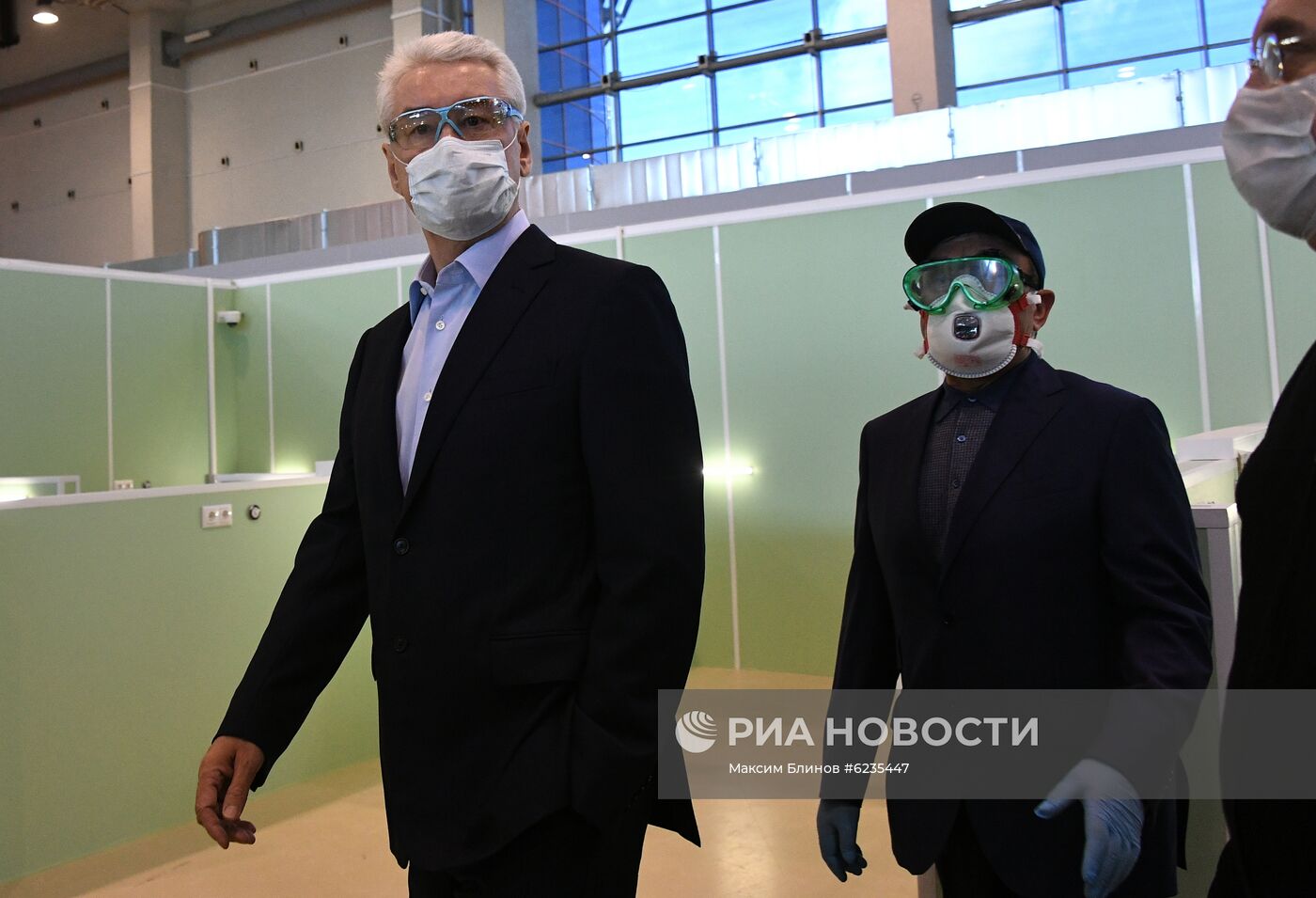 Временный госпиталь COVID-19 в павильоне No75 на ВДНХ